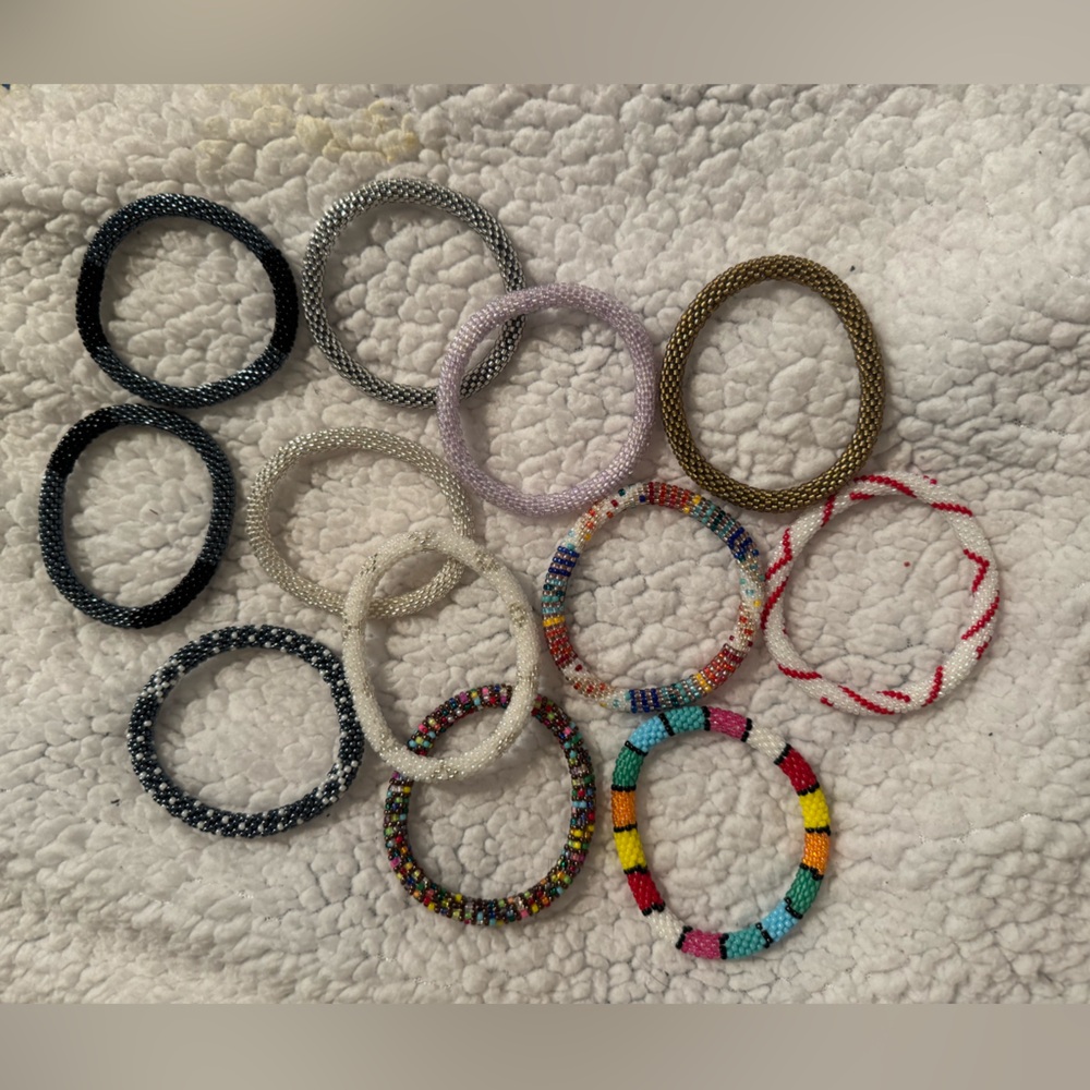Sashka Co Colorful Handbeaded Bracelets